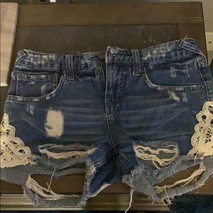 Free people jean shorts